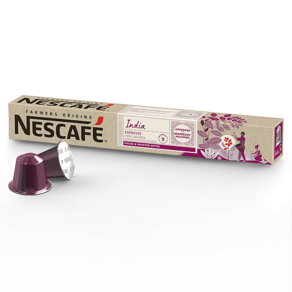 C Psulas Nescaf Farmers Origins India Espresso Nescaf Es